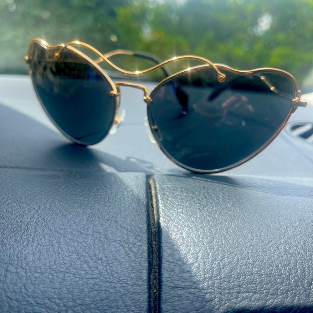 Brand new Miu Miu sunglasses so cute!